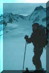 Marie sur le glacier de saleina
