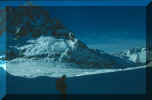 En descendant le Glacier de Leschaux on arrive sur la Mer de Glace