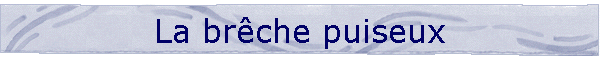 La brche puiseux